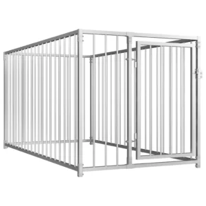 vidaXL Outdoor Dog Kennel 39.4"x78.7"x39.4"