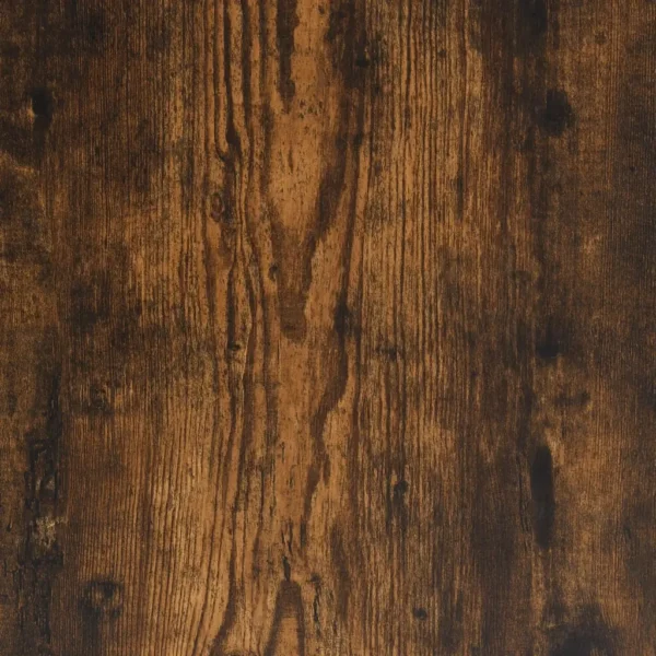vidaXL Dog Crate Furniture Smoked Oak 25.4"x31.5"x28" Engineered Wood - Image 12