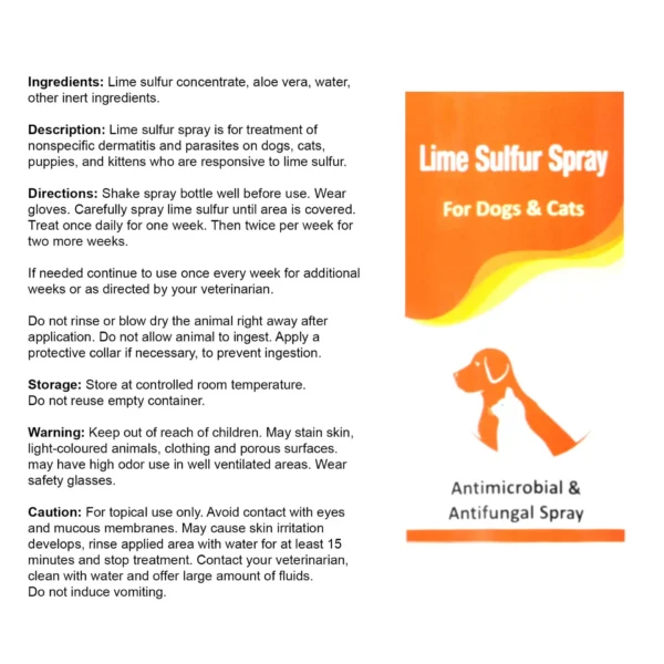 Lime Sulfur Pet Skin Cream and Spray - Image 11
