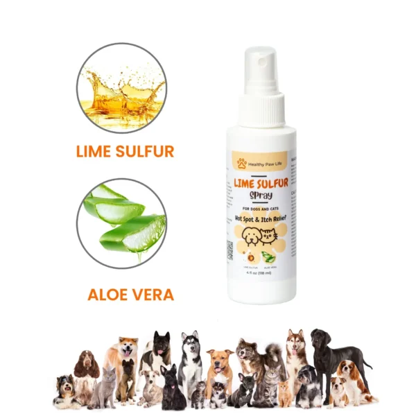 Lime Sulfur Pet Skin Cream and Spray - Image 5