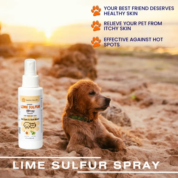 Lime Sulfur Pet Skin Cream and Spray - Image 7